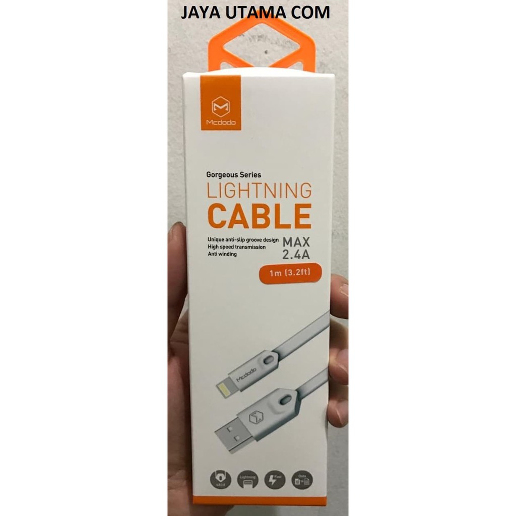 McDodo Lightning Data Cable 1M CA-0313 White ORIGINAL