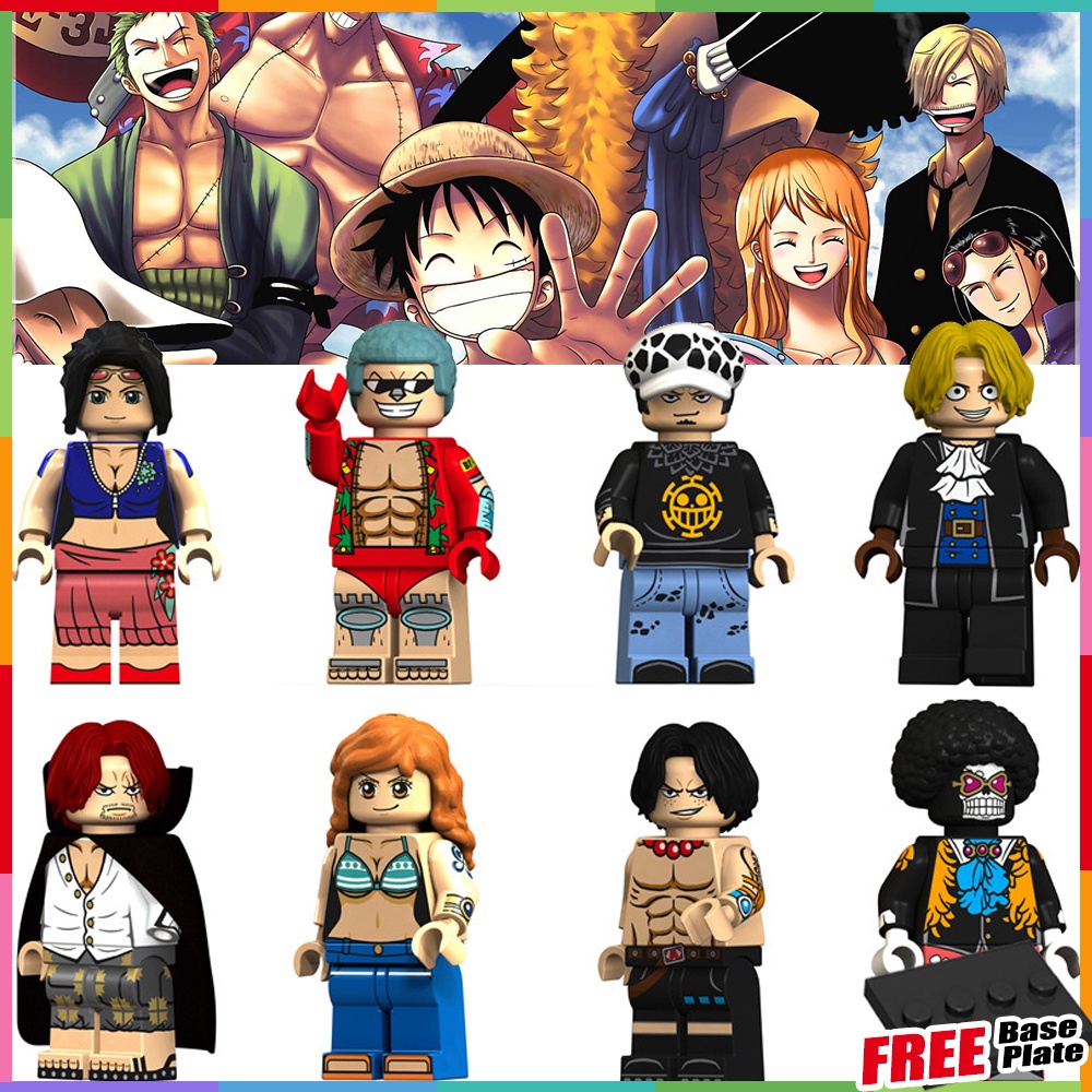 Action Figure Mini ONE PIECE Nami Law BROOK Pirate Nico Robin FRANKY Untuk Koleksi