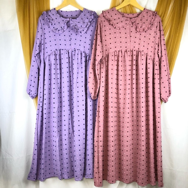 Midi Dress Love Two Tone