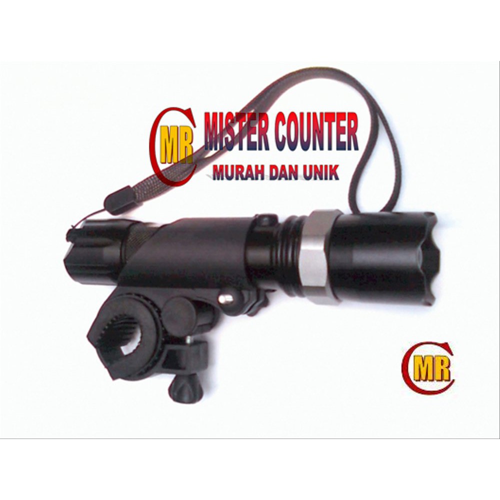COD-IN SENTER SEPEDA  / LAMPU SEPEDA / SENTER TOURING / SENTER SWAT + BRACKET / MOUNTING SEPEDA FIX