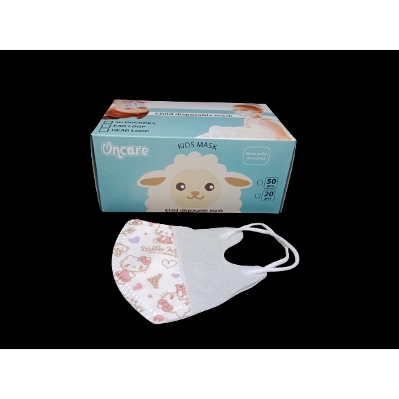 MASKER DUCKBILL ANAK MOTIF 3Ply SEKALI PAKAI 50 pcs