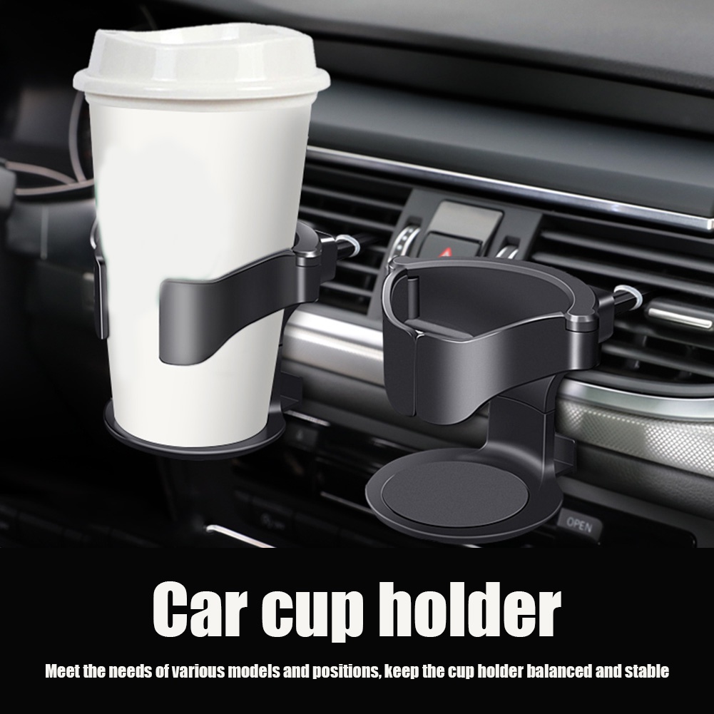 Car Cup Holder Air Vent Outlet Drink Coffee Bottle Holder Can Mounts Holders Beverage Mount Stand