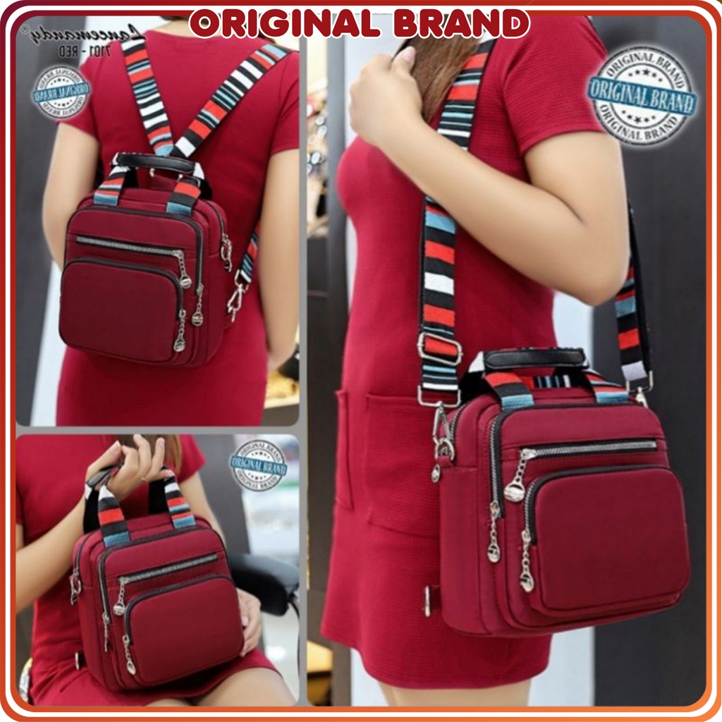 SALE Tas Ransel Wanita Original LANCE MANDY 7101 Import - Tas Wanita 3 Fungsi - ransel wanita - backpack wanita - tas wanita - tas cewek - tas multifungsi wanita - tas selempang wanita - tas jinjing wanita - sling bag - totebag wanita - tas hp wanita