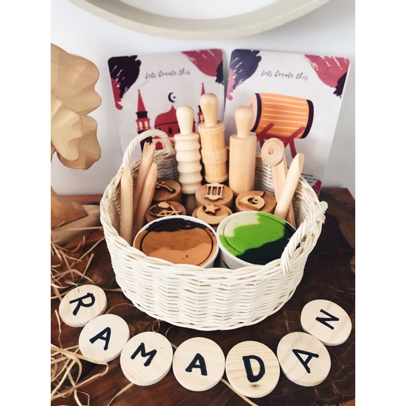 

stamp ramadan n eid playdough