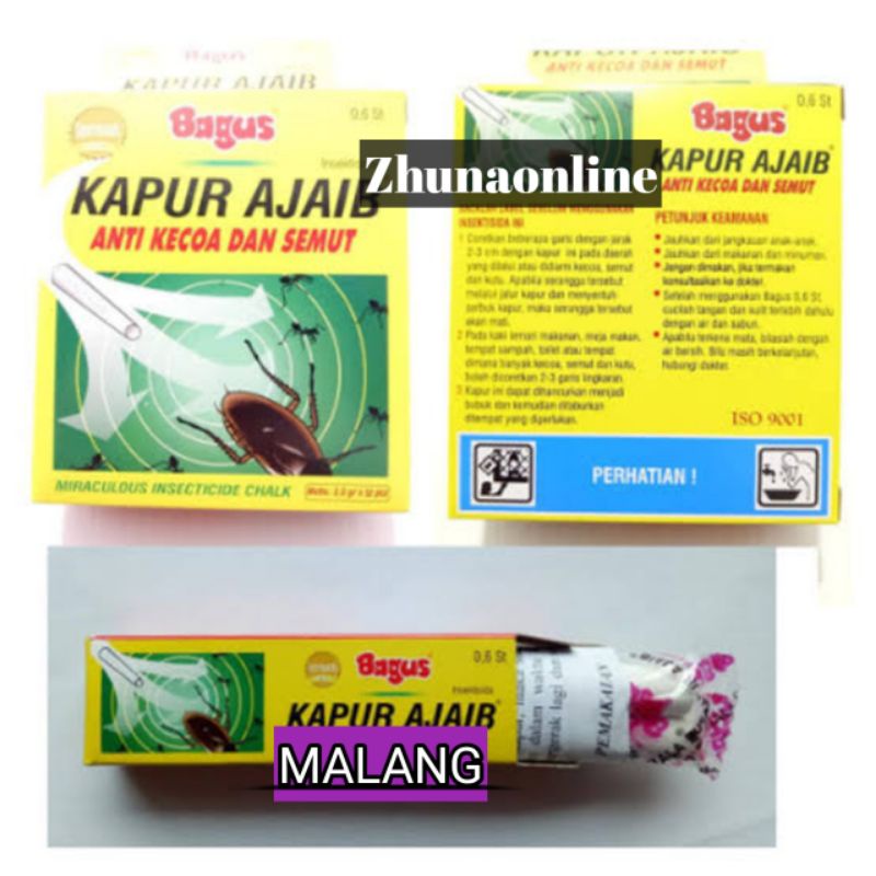 KAPUR AJAIB BAGUS UNTUK KECOA & SEMUT MATI ASLI