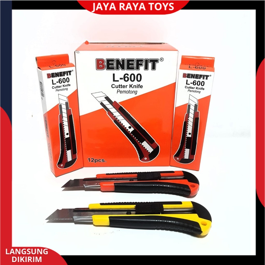 Pisau cutter besar BENEFIT L-600 Anti Karat Bisa Cod