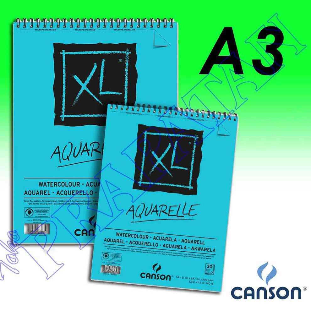 

CANSON XL Aquarelle A3 (Watercolour Pad) (KODE 4752)