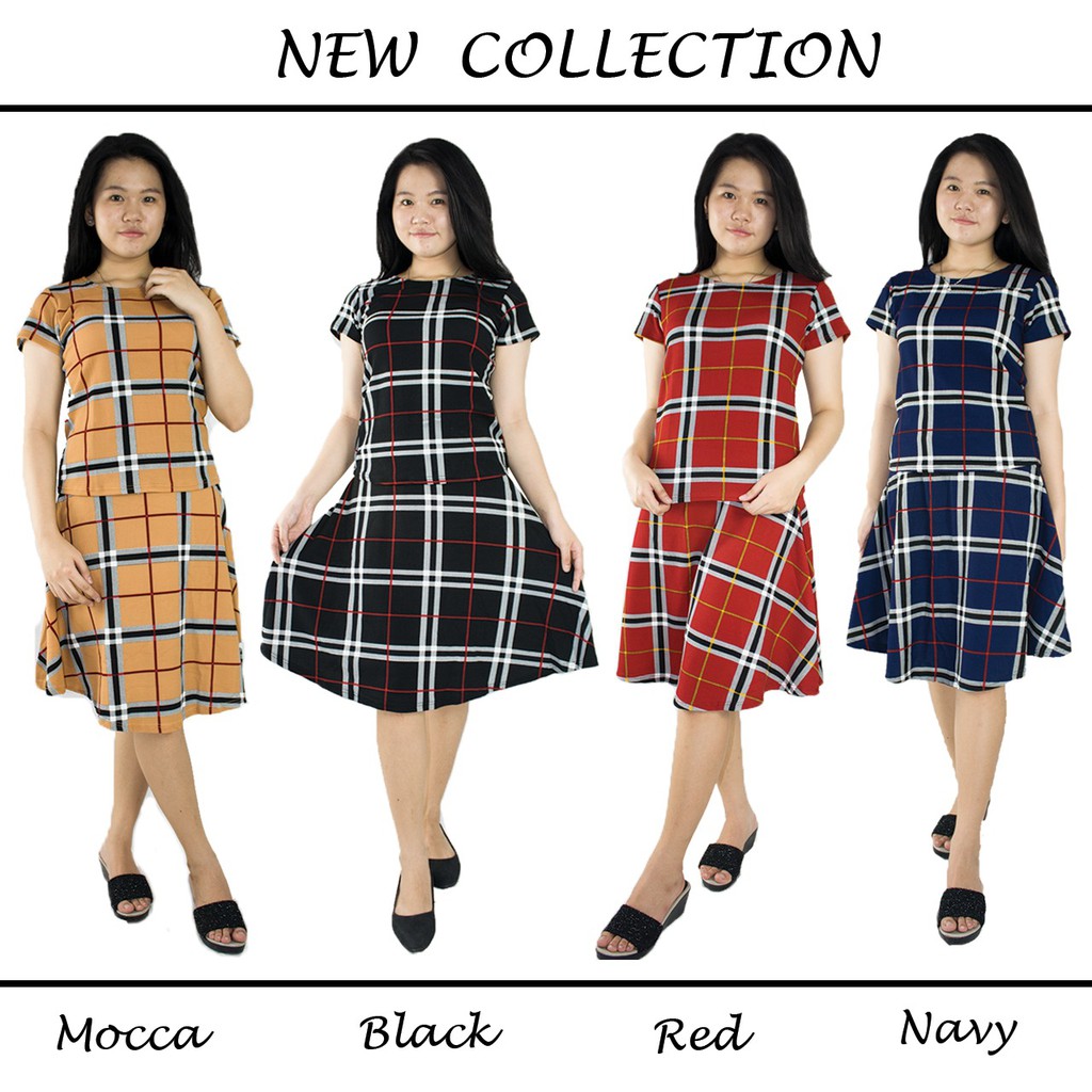 Stelan Sisilia Atasan Blouse dan Rok Payung midi