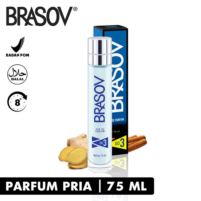 BRASOOV Parfum 75 ML Eau De Parfum HALAL Perfume Spray