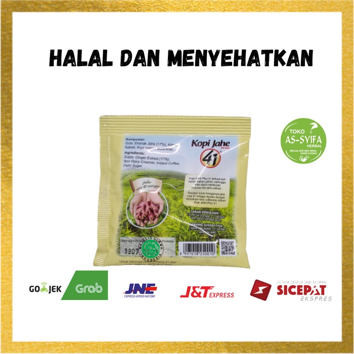 

KOPI JAHE 41 PLUS GULA KOPI JAHE 41 PLUS GULA AREN HARGA PER SACHET SUPER AMPUH