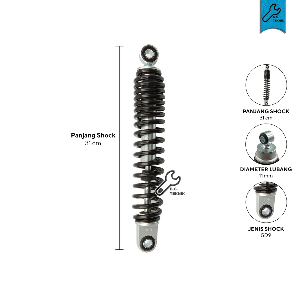 [IMPACT] Sock Belakang / Peredam Kejut / Shockbreaker Vega ZR