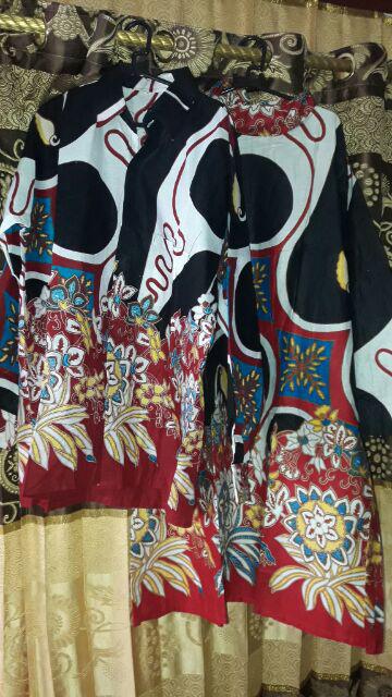 Maura Couple - Sania Ruffle Batik Couple Ori Ndoro Jowi Garansi Termurah Shopee - Batik Solo Modern