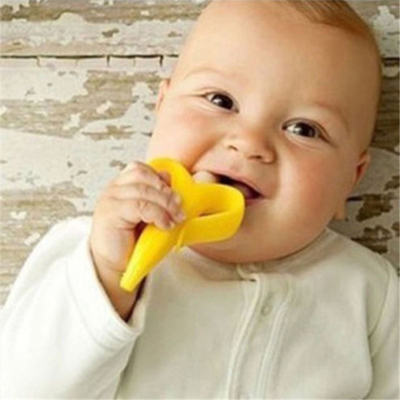 Teether bayi pisang / gigitan bayi pisang