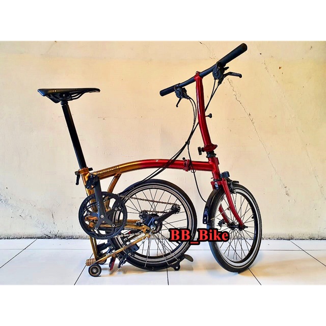 Sepeda Brompton Lion City limited edition - Langka - Mulus like New - Folding Bike