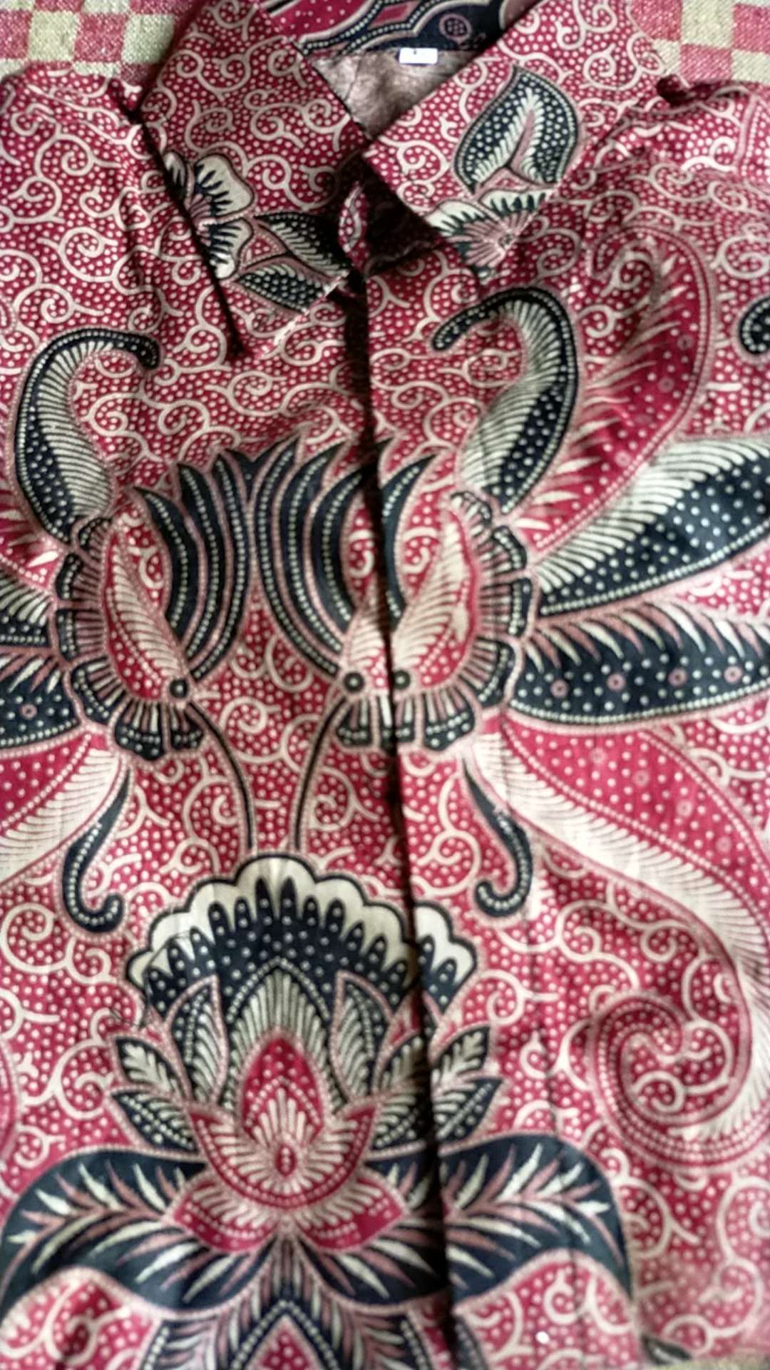 New Arrival Distro Batik Pria Bordir Sogan Hrb026 Batikaf Notoarto Batik Ipnu-ippnu Hem Pria  Bw 113