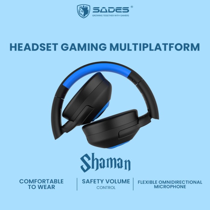 Headset Gaming Multi-Platform Sades Shaman