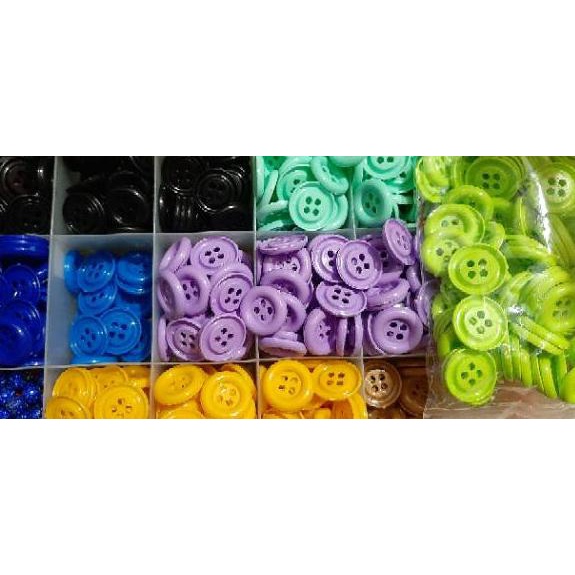✯ Kancing Besar Warna / Gross ♚
