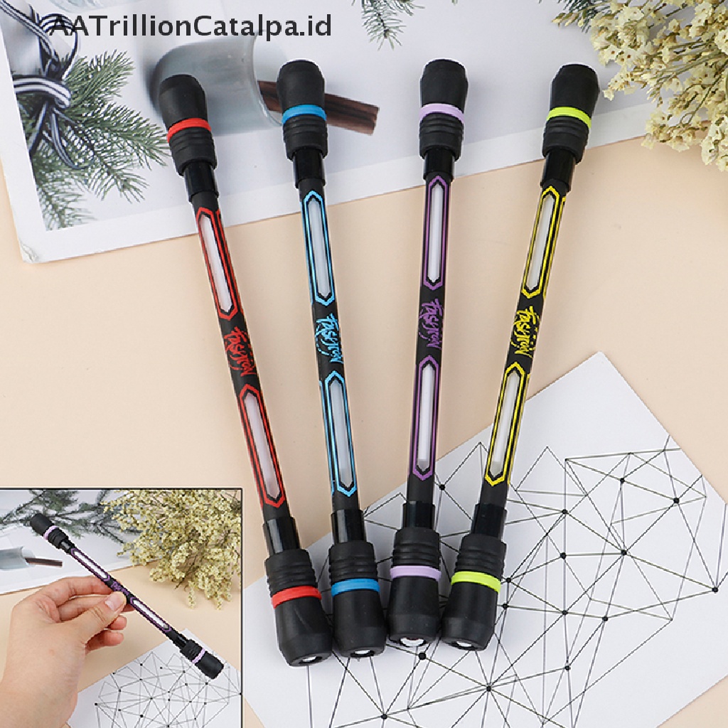 (AATrillionCatalpa) Pen Spiner Bahan Plastik Anti Stress