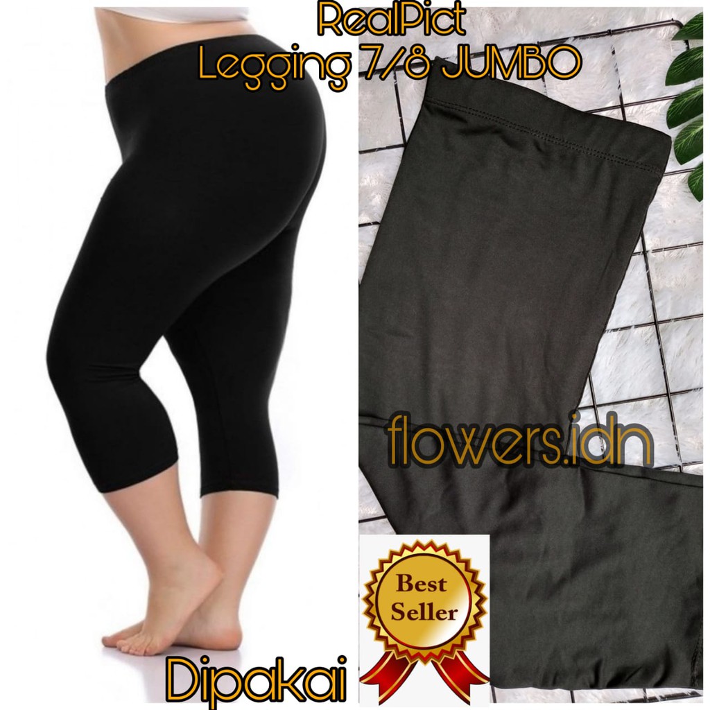 Celana Legging 3/4 Jumbo Lejing