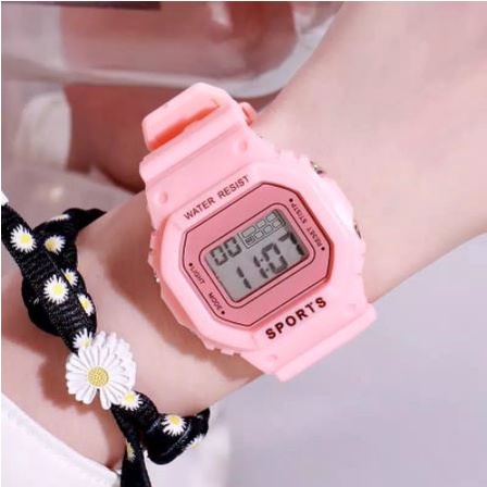 Jam Tangan Wanita Fashion Korea Style Digital Sport LNR 1175