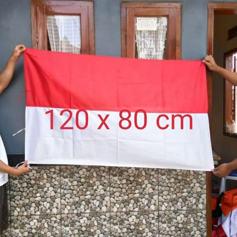 SALE Bendera Merah  Putih 80 x 120 cm