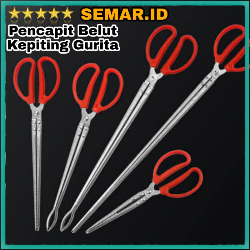 Gunting Capit Crab Tongs Pengambil Pencapit Belut Kepiting Udang Seafood