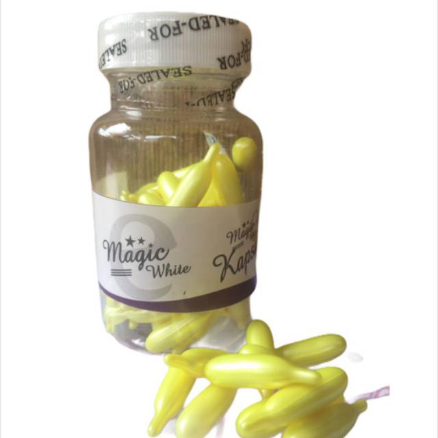 Magic White Cream Turbo - Kapsul Magic White isi 60 kapsul