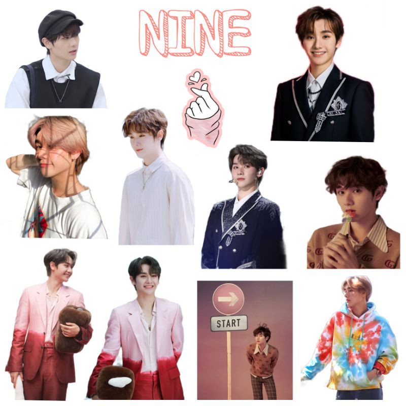 

12 pcs Stiker murah NIne Into 1 Chuang 2021 Aktor Thailand diy aesthetic tahan air stiker laptop/handphone/scrapbook/buku jurnal