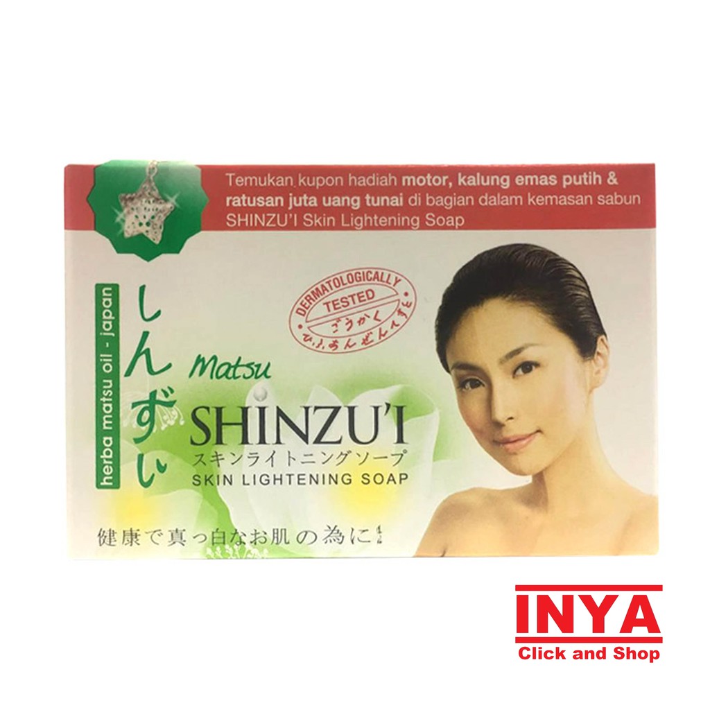 SHINZUI MATSU SKIN LIGHTENING SOAP BAR 85gr - Sabun Batang