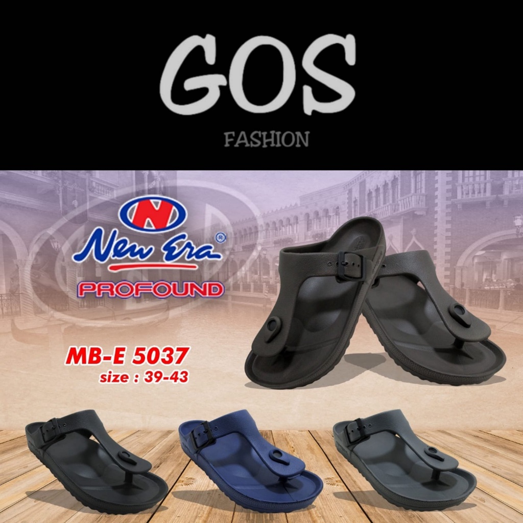 gof NEW ERA MB E 5037 Sandal Jepit Karet Sintetis Pria 39/43