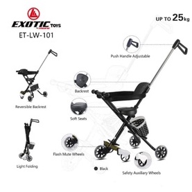 Magic Stroller Bayi Kursi Dorong Bayi Exotic ET-LW101 Hadap Depan
