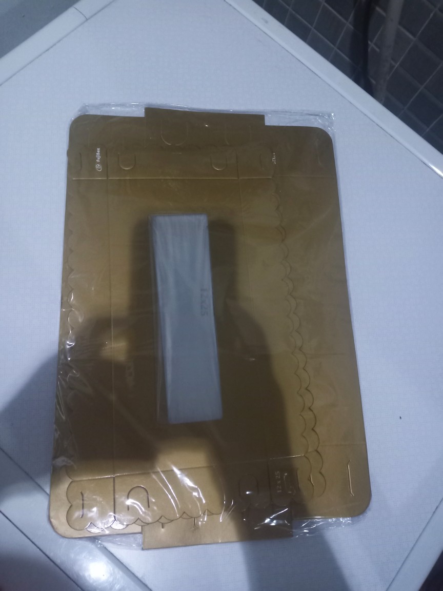 Dus Kue Cake Bolu Brownies Kotak Emas 12x25 Cm (minimal 5 Pcs)