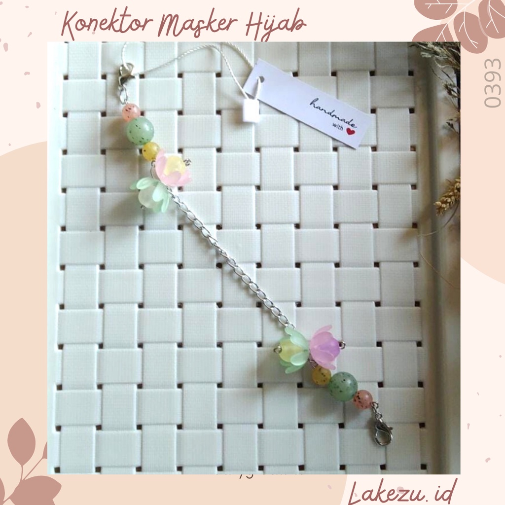 Konektor Masker Hijab / Conector Masker Rantai / Pengait Masker Rantai / Penghubung Masker