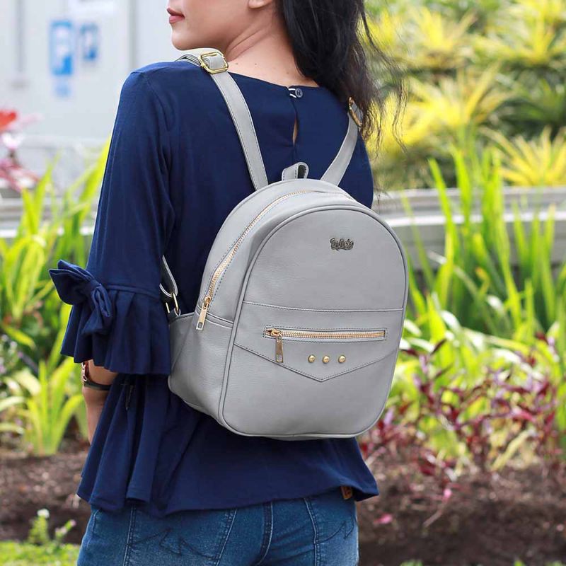 Tas Backpack Mini Wanita Ransel Punggung Casual Formal Kerja Kuliah Garansi Original Bahan Premium