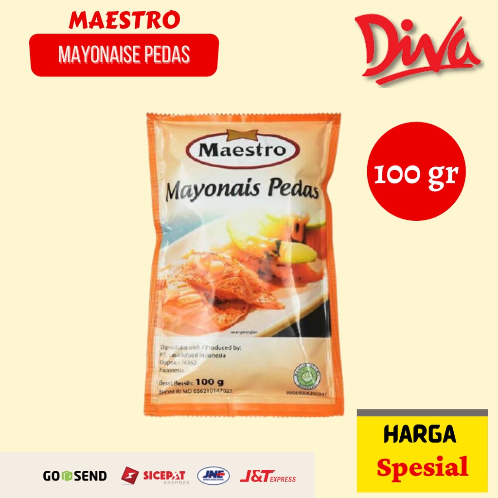 

[100gr] Maestro Mayonaise Pedas / Mayo pedas