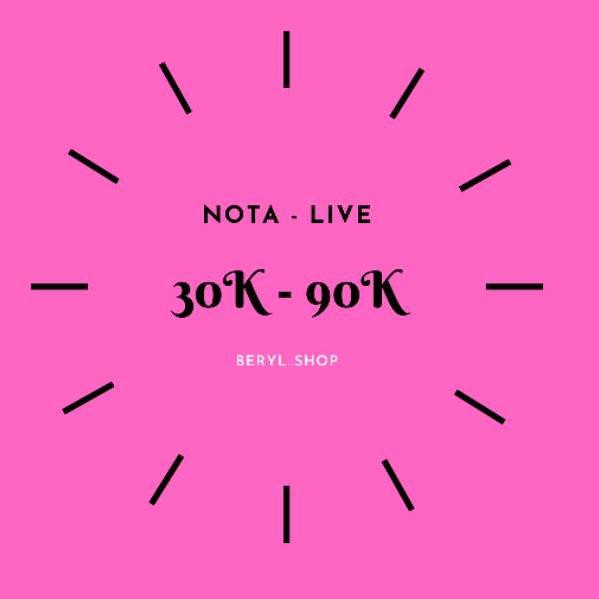 

9A (1) NOTA PINK 30-90 (KHUSUS PAYMENT GUNAKAN INI)✣☑ (Bayar Di Tempat)