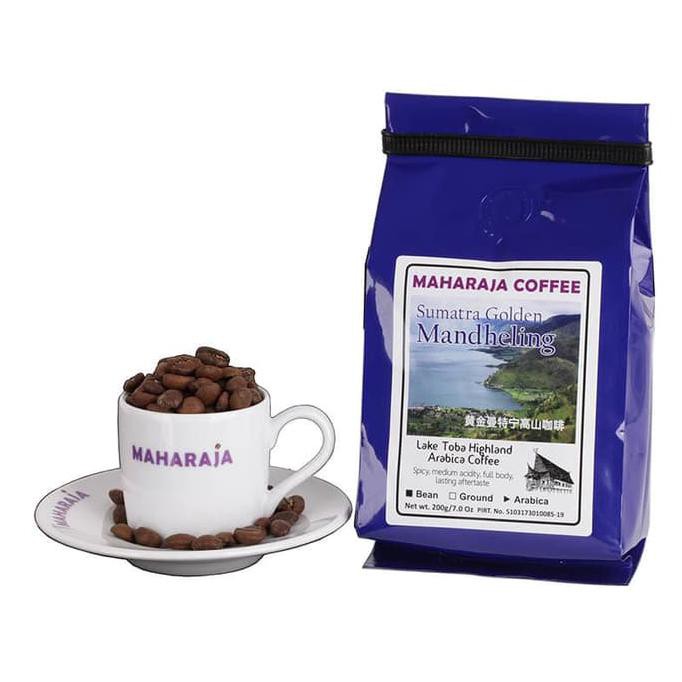 

Kopi- Fresh roast kopi Sumatra Golden Mandheling coffee 200g Arabika sangrai - Biji-Beans -Biji-