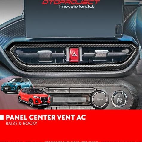 Bergaransi - MOBIL, PART DAN AKSESORIS AKSESORIS MOBIL PANEL CENTER VENT AC RAIZE