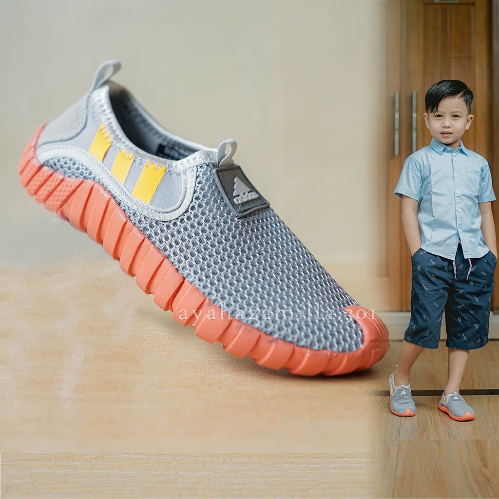 [ ON SALE ]sepatu adidas jawpaw slip on anak premium quality guaranteed/sepatu sepeda anak