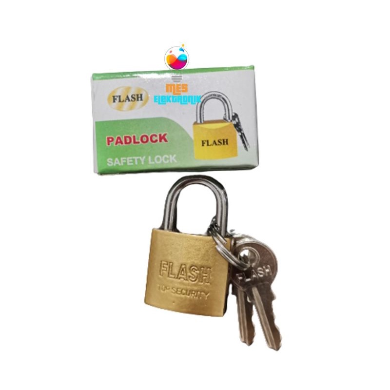 Gembok Koper Flash 20mm Padlock