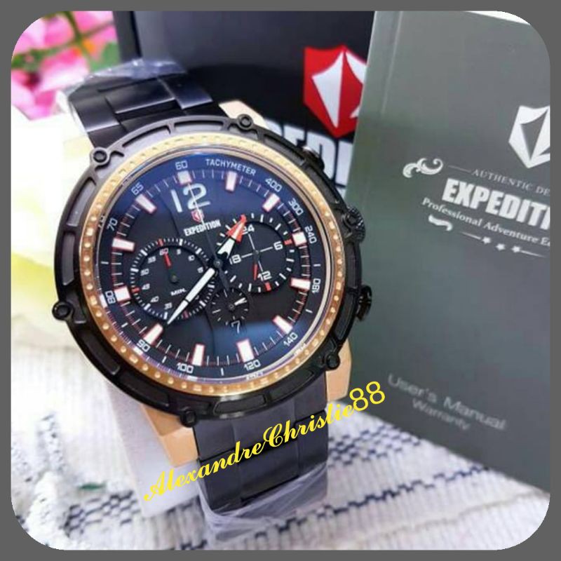 Jam Tangan Pria Expedition 6716 E6716 E 6716 | Original
