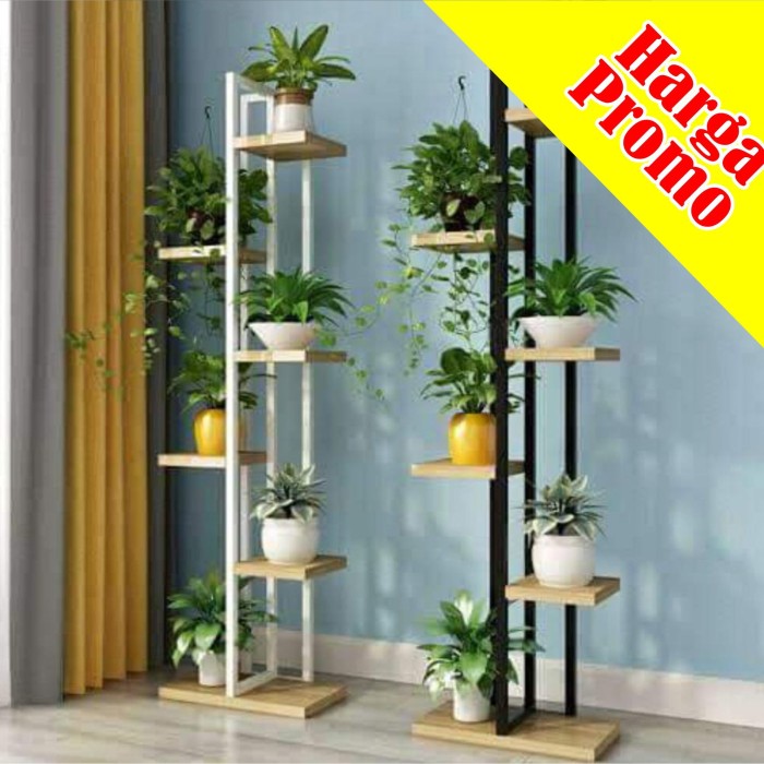 standing pot bunga terlaris termurah-rak bunga tanaman hias - rangka besi, custem