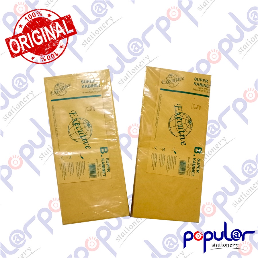 

Amplop Coklat Polos Samson B - 12 x 28 CM ( Isi 10 Lembar )