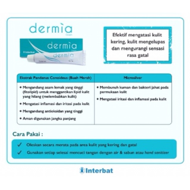 Dermia - Cream (15gr) Interbat
