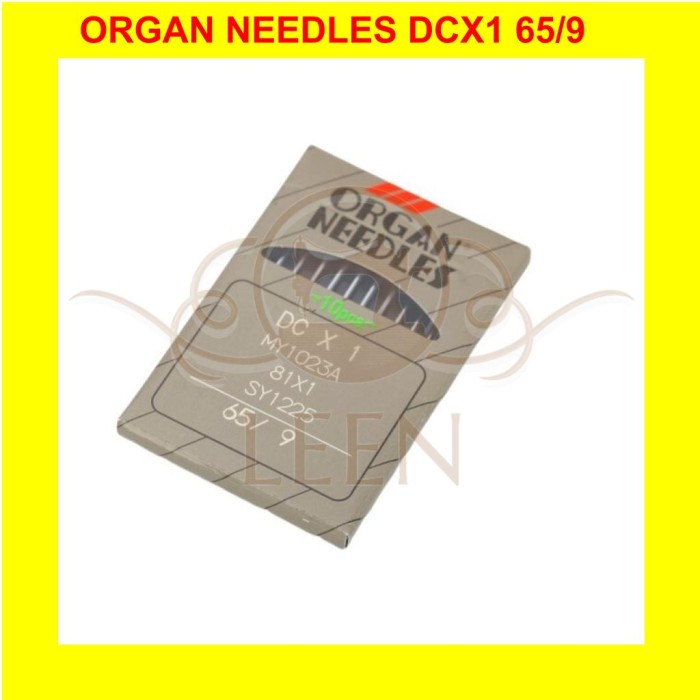 Jarum Organ DCx1 9 Original Japan DC x 1 Needles Jahit Obras LEEN