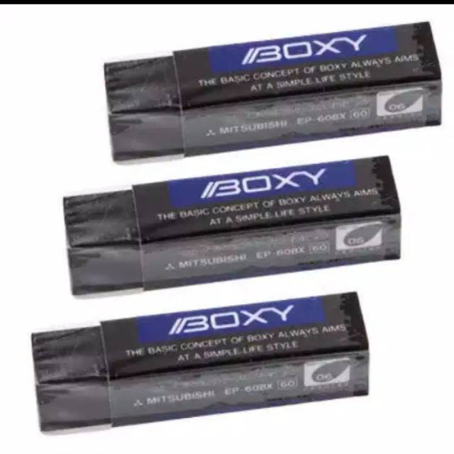 

Penghapus boxy EP 60 bersih dan tidak bikin kertas hitam