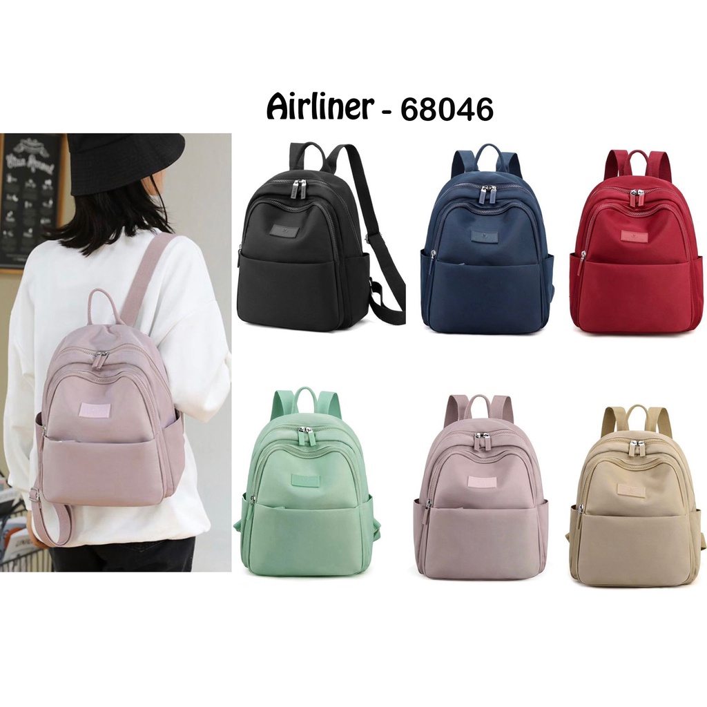 Tas Wanita Ransel Fashion Korea Import Tas Ransel Parasut Waterproof Trendy Tas Punggung Wanita Original Import