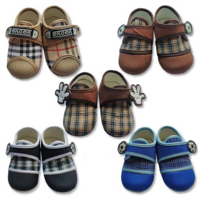 Sepatu Bayi Newborn Motif Perempuan &amp; Laki Laki / Baby Shoes Boy Girl