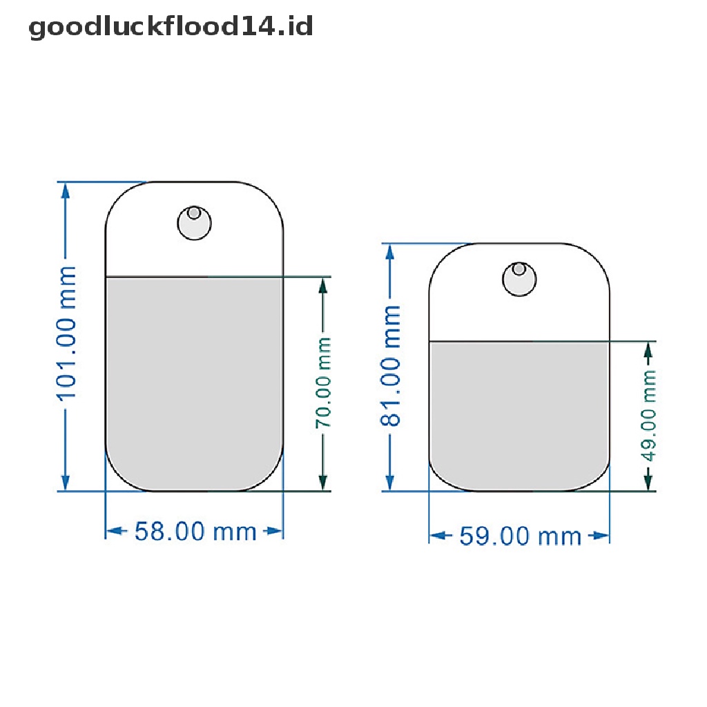 [OOID] Portable Fine Mist Empty Bottle Portable Plastic Alcohol Refillable Bottling ID