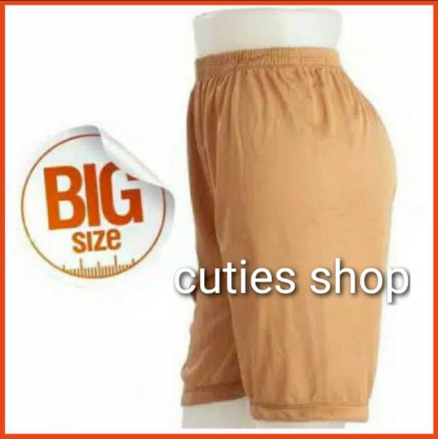 SHORT L-XXXL - seri warna tua - model karet pinggang